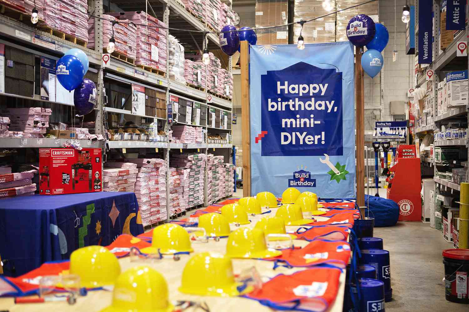 Lowe's New 'Build a Birthday' Party Kits 