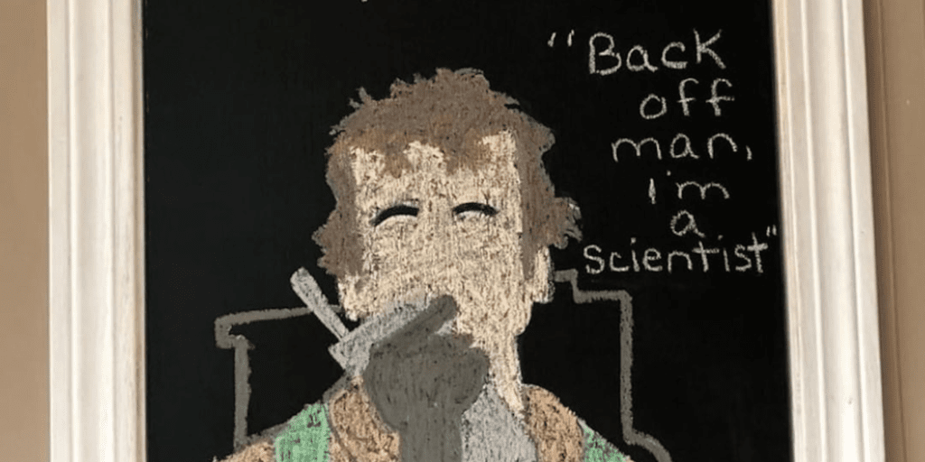 Mom Makes Chalkboard Art for Her Kids To Prove It’s as Cool as Memes